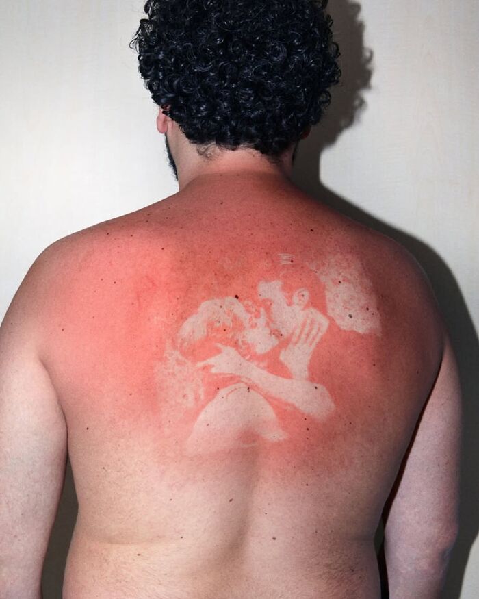 People Illustrated in Skin Art