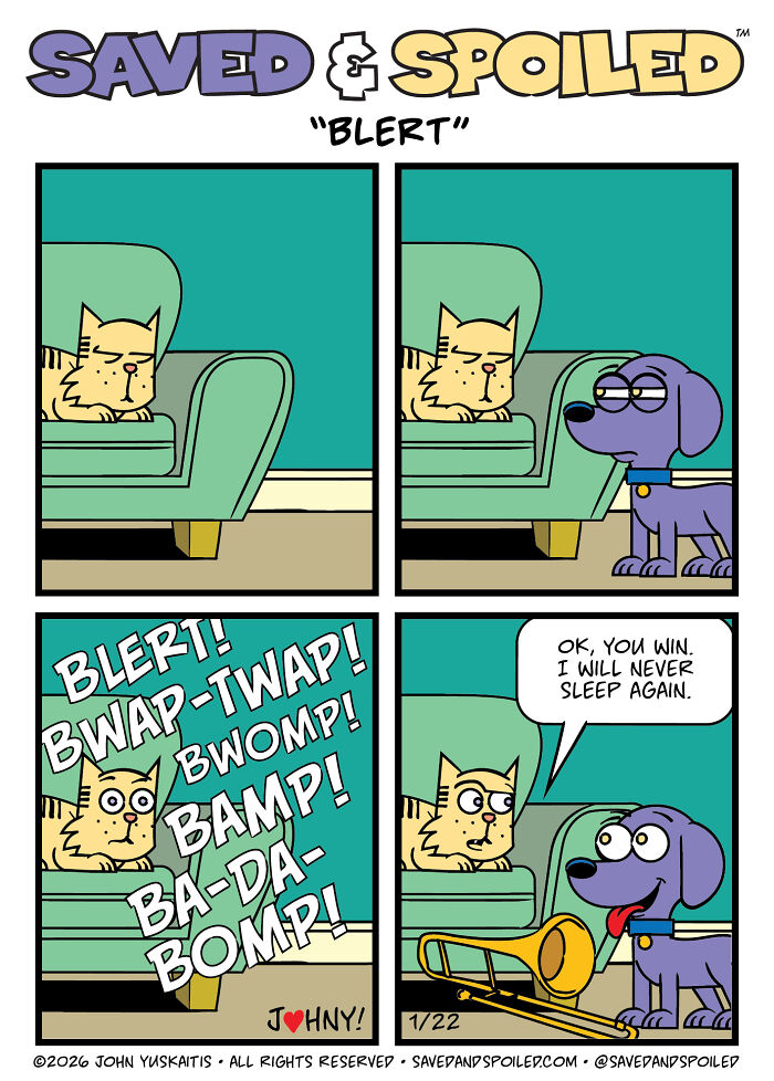 30 Comics That Prove Dogs and Cats Are Total Opposites (And We Love It)