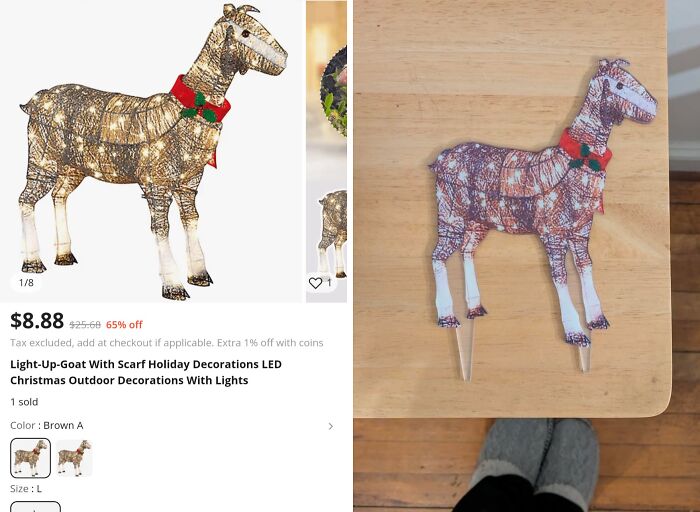What I Ordered vs. What Showed Up