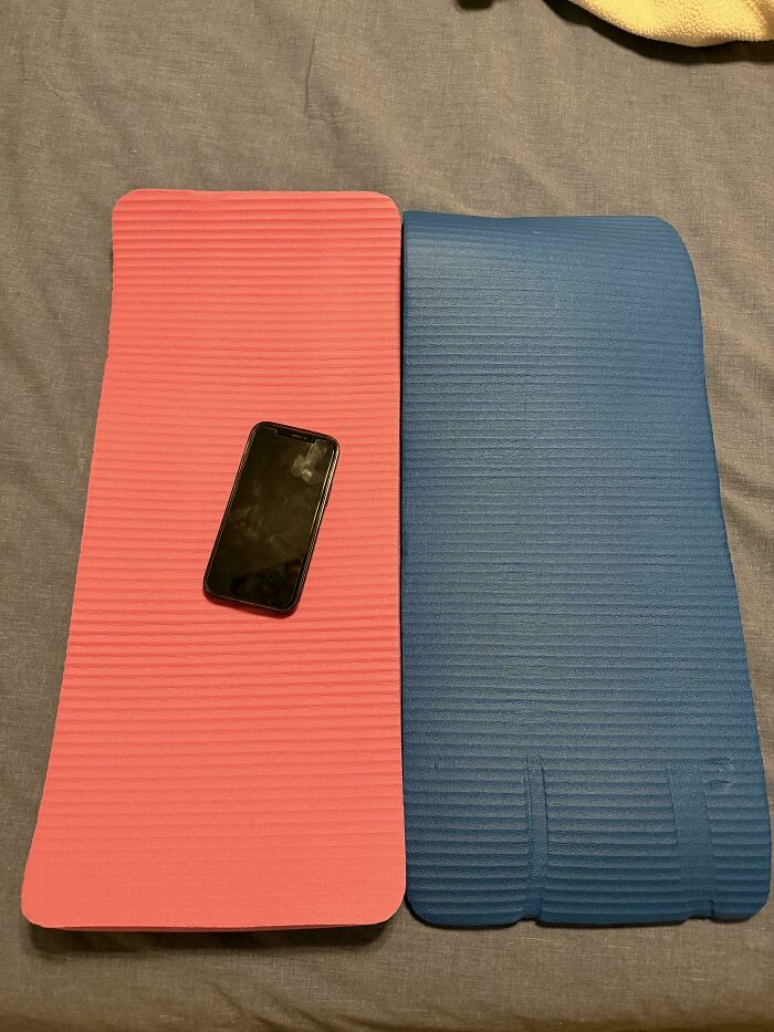 His and Hers Yoga Mats From Temu... Uh Oh