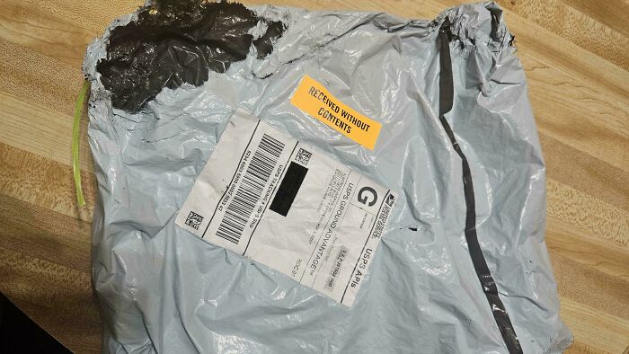 Empty Package, Refund Denied. Yup.
