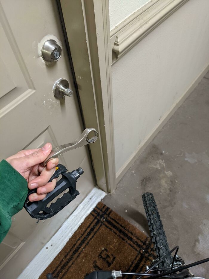 My Bike Broke, Then My Door Handle Said Goodbye Too