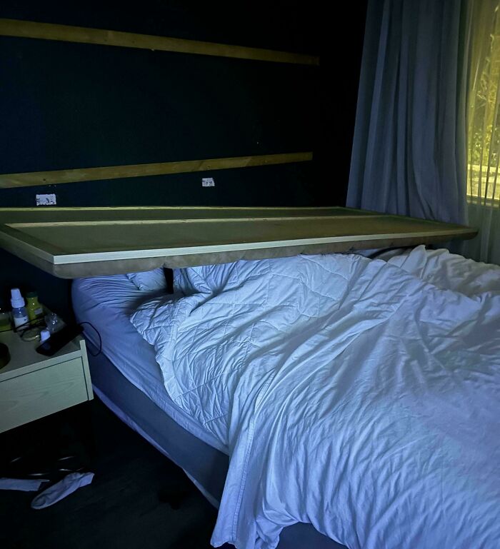 Headboard Fell On Me at Night. Ow!