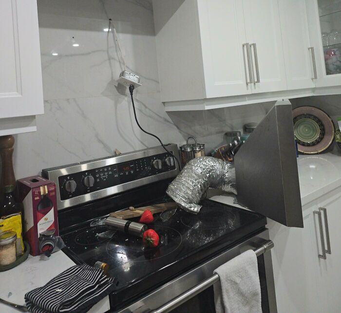 Oven Hood Said See Ya Without Warning