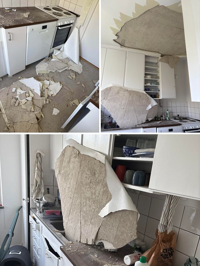 One Day Before Vacation, Part of My Roof Was Like Nah