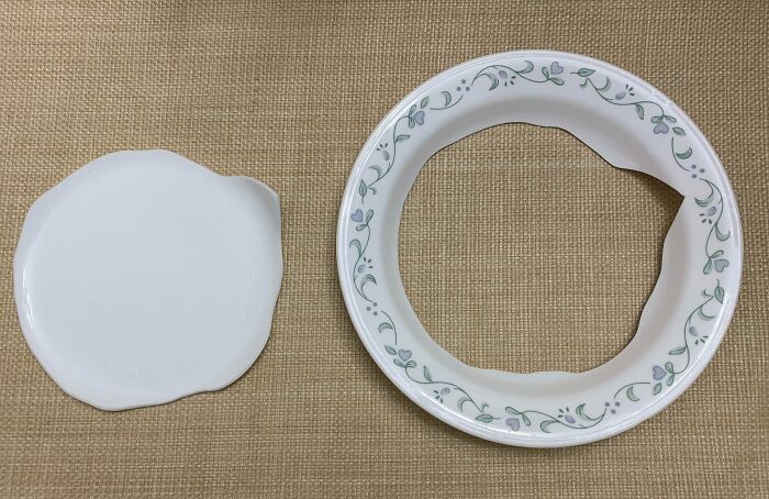 Was Washing a Plate... Then the Bottom Ghosted Me