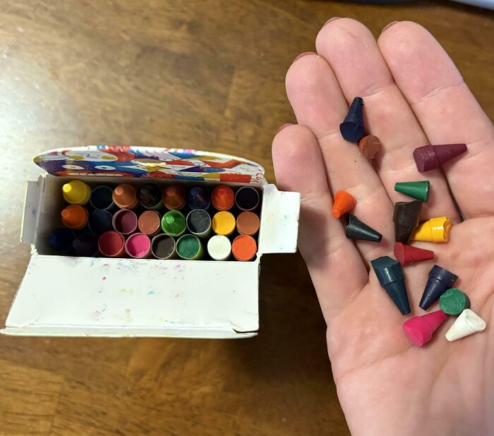 Dropped a Box of Crayons and Most Tips Just Decided to Bail