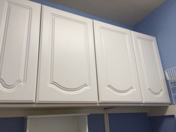 Can’t Unsee: Upside Down Cabinet Doors in Our First Home