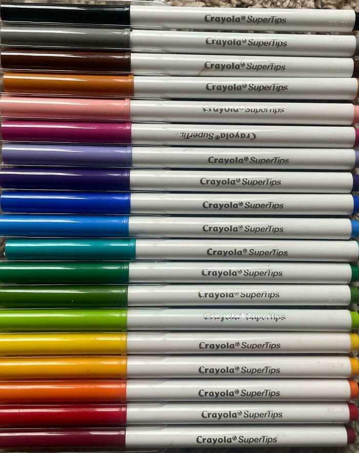 Marker Mystery: Text Printed Upside Down