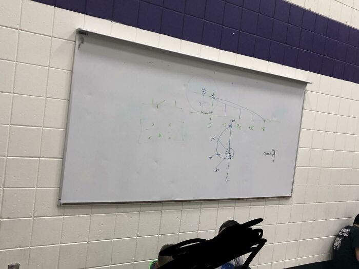 School Whiteboard Putting Its Own Spin On Things