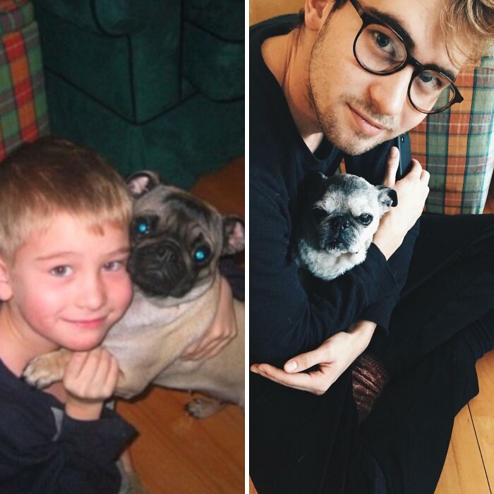 Wait Till You See These Pets And Their Humans Growing Up Together!