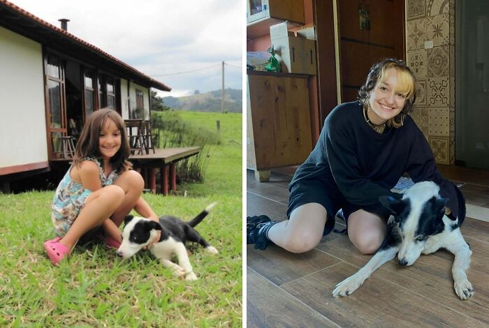 Wait Till You See These Pets And Their Humans Growing Up Together!