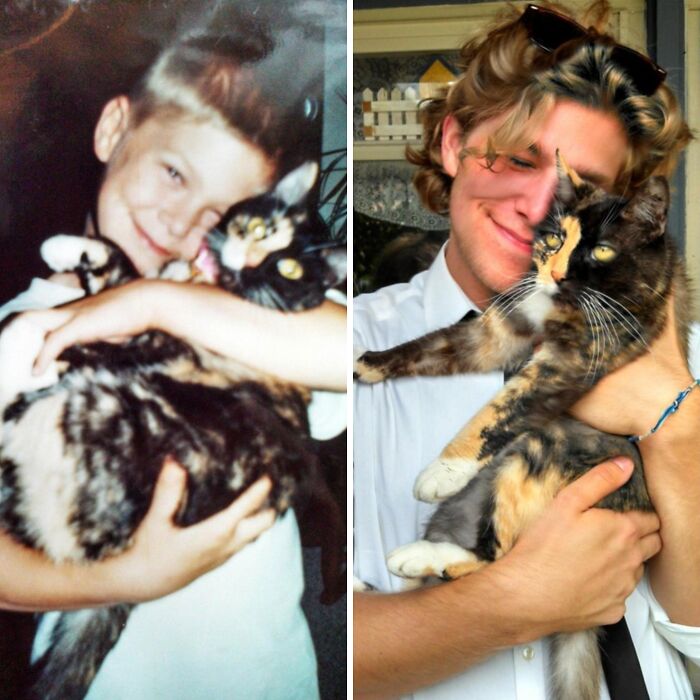 Wait Till You See These Pets And Their Humans Growing Up Together!