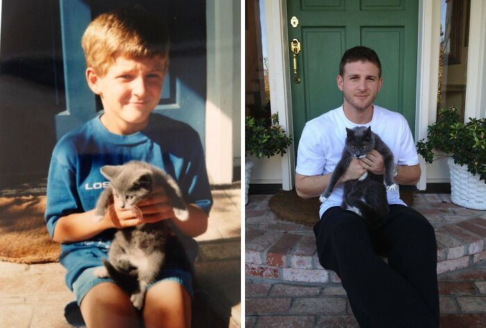 Wait Till You See These Pets And Their Humans Growing Up Together!