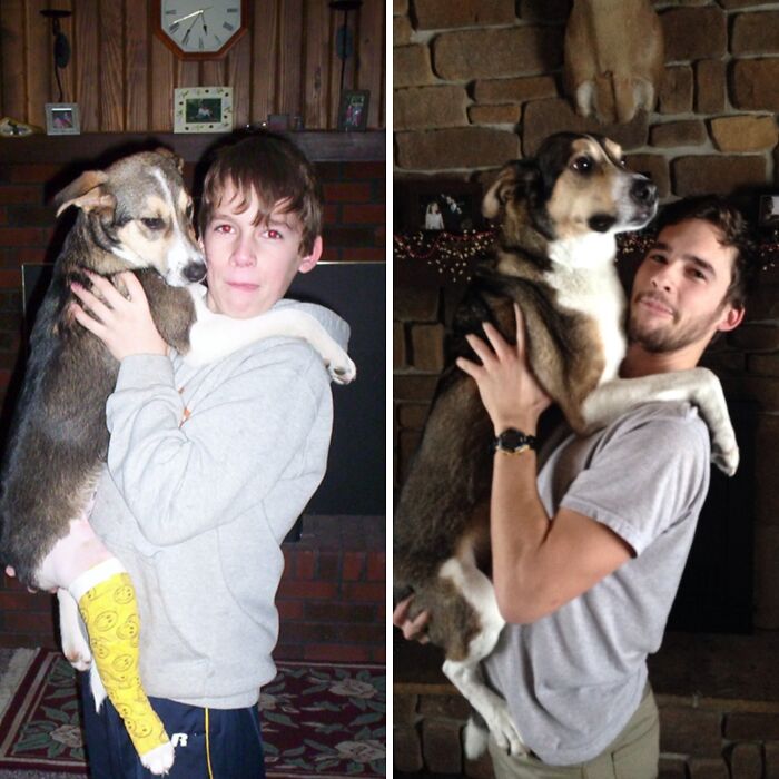Wait Till You See These Pets And Their Humans Growing Up Together!