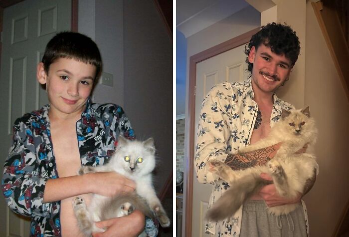 Wait Till You See These Pets And Their Humans Growing Up Together!