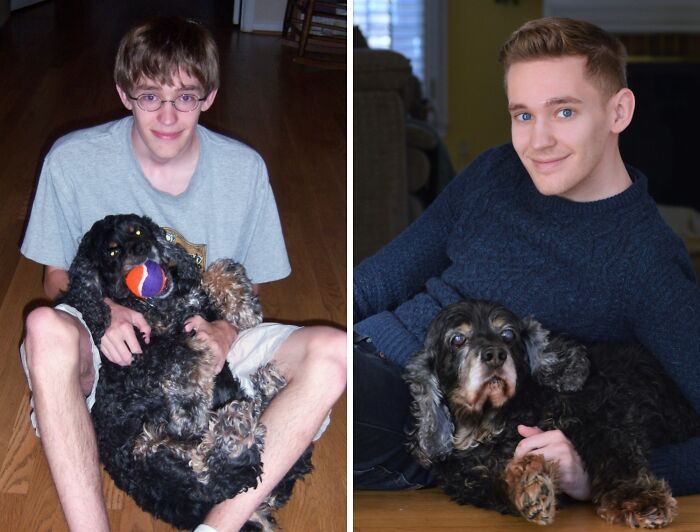 Wait Till You See These Pets And Their Humans Growing Up Together!