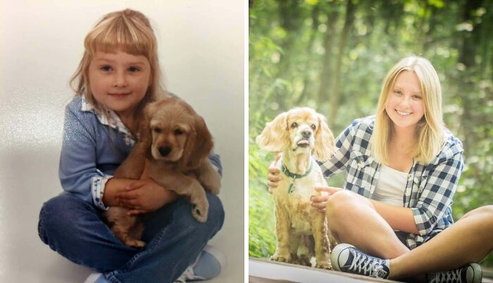 Wait Till You See These Pets And Their Humans Growing Up Together!