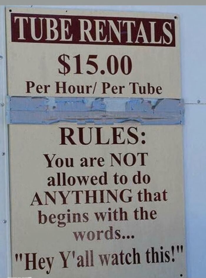 Rules Are Made To Be Broken, Except These