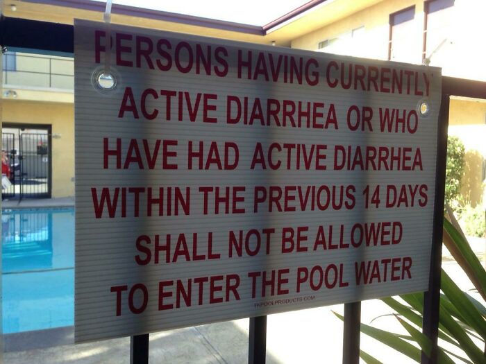 Friend’s New Pool Rules Are Up