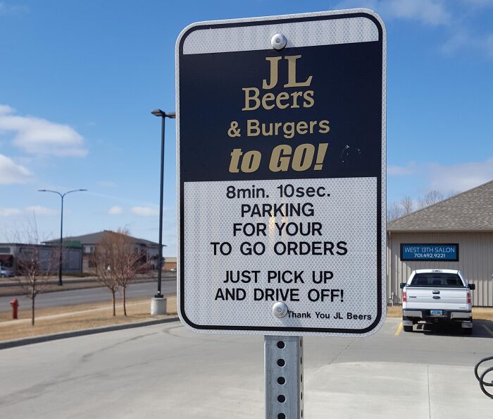 Crazy Specific Parking Rules At A Burger Joint