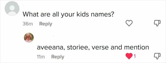 Mom On TikTok Gave Her Kids These... Unique Names