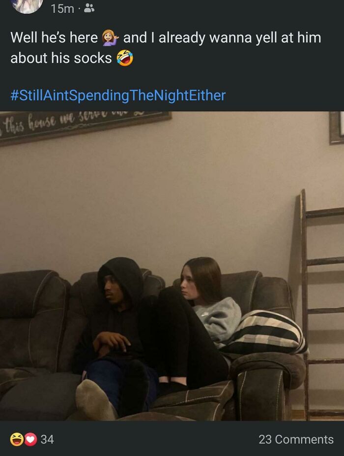 Visiting Your Girlfriend’s House In Dirty Socks? Mom Posts About It Online!