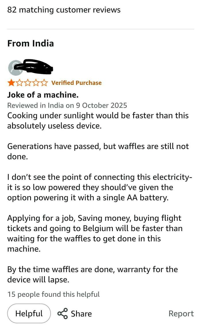 The Waffle Maker Review That Goes Off the Rails