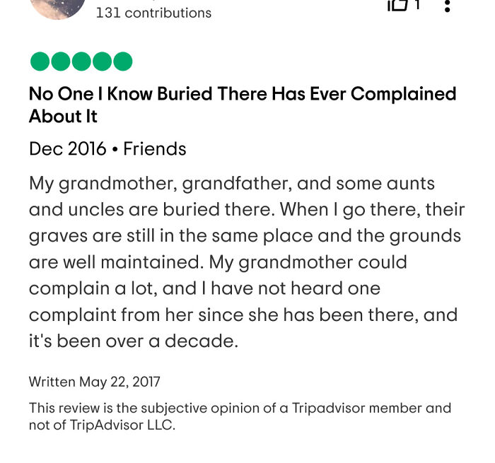Spooky Honest Cemetery Review