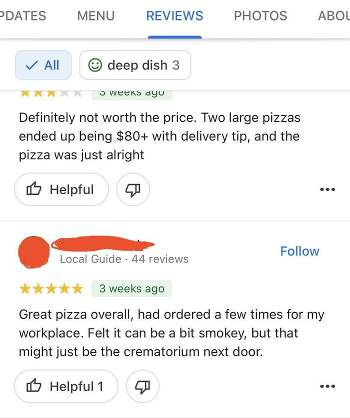 This Pizza Place’s Review? Chef’s Kiss