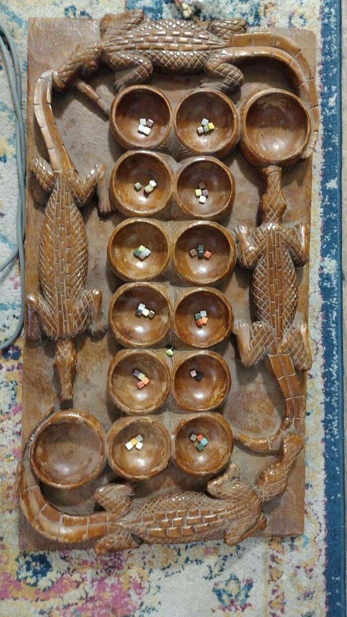 Thrifted Wooden Mancala Board? $200 to $300 at a Specialty Shop