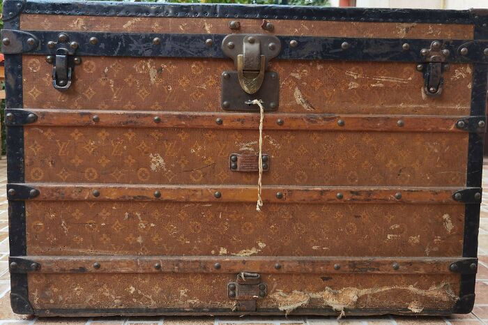 Early 20th Century Louis Vuitton Trunk? Lots of Wear, $2,500+