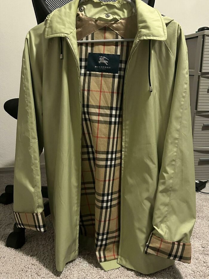 First Time at the Bins and Scored a Burberry Jacket. Jackpot!