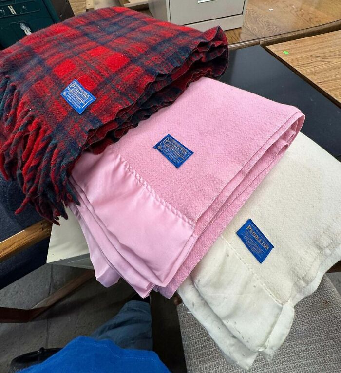 First 10 Minutes in the Bins = Three Pendleton Blankets?!