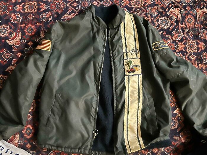 The Vintage Crew Traded Me This Jacket Because I Drive an Old Ford. Love It!