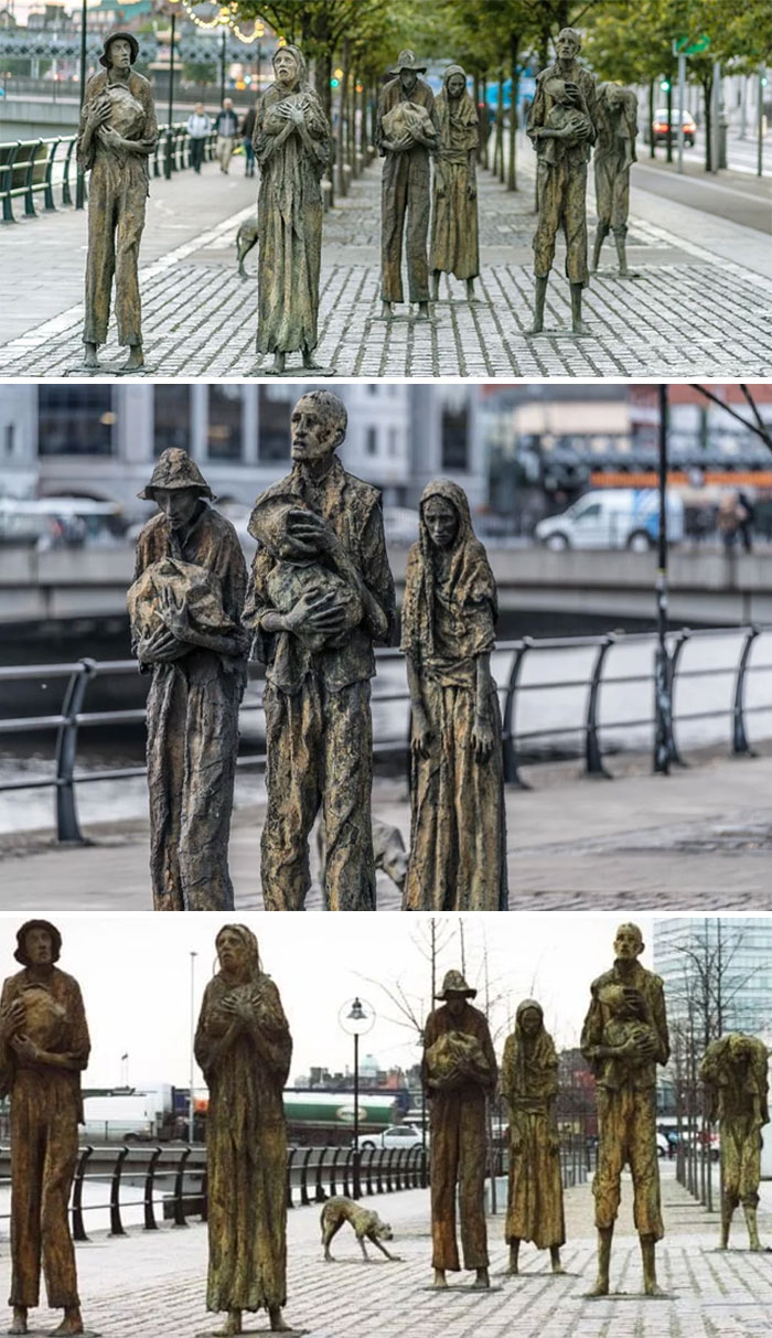 The Famine Memorial in Dublin: Beautiful Yet Straight-Up Haunting