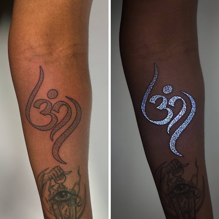Tattoos That Hide Cool Secrets Until The Lights Go Out