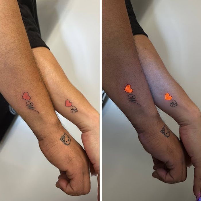 Tattoos That Hide Cool Secrets Until The Lights Go Out
