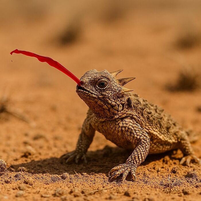 Lizard That Shoots Blood from Its Eyes
