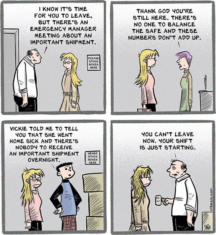 Wait, This Artist Nailed Retail Life So Perfectly with 50 Comics!