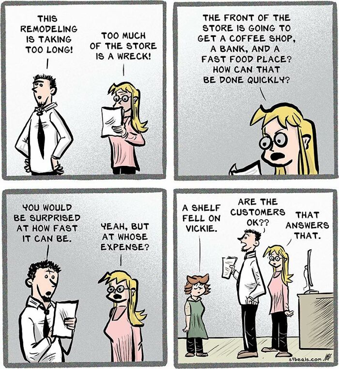 Wait, This Artist Nailed Retail Life So Perfectly with 50 Comics!