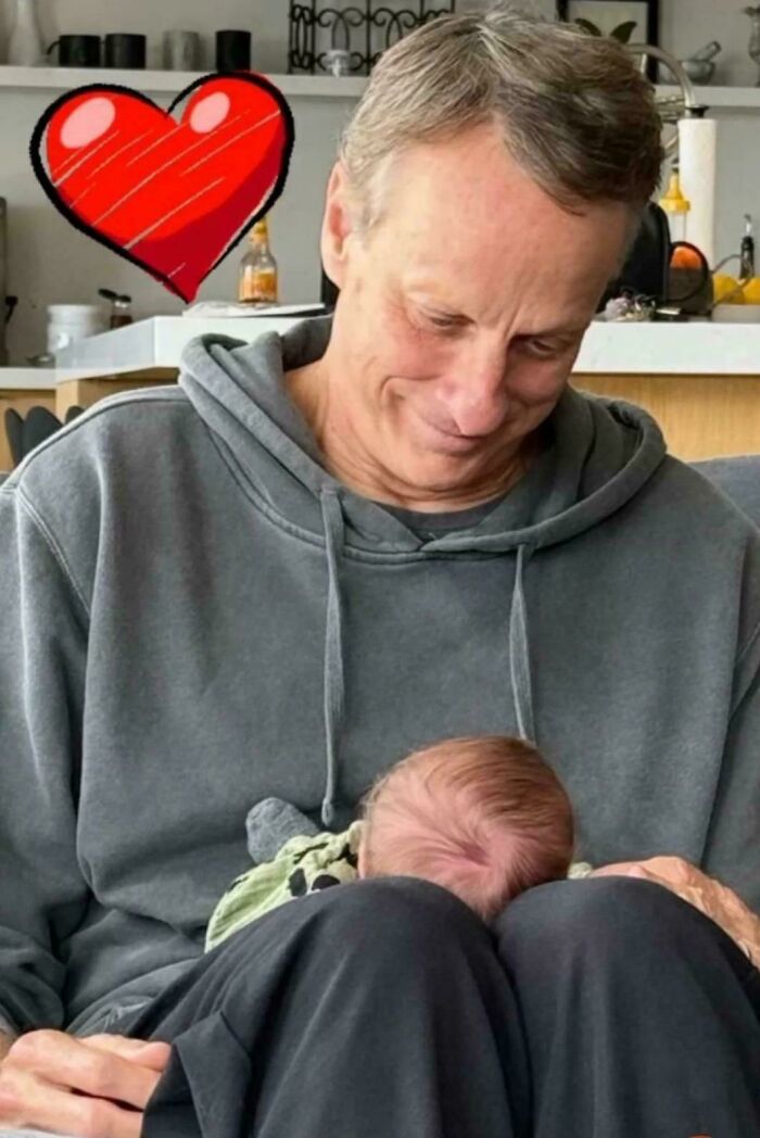Skater Dad Meeting His Freshest Fan (Grandson)