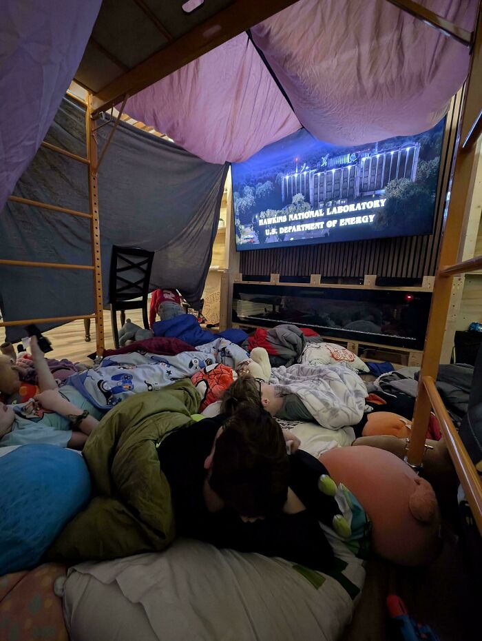 Engineering Dad Builds Epic Fort for Son’s First Sleepover