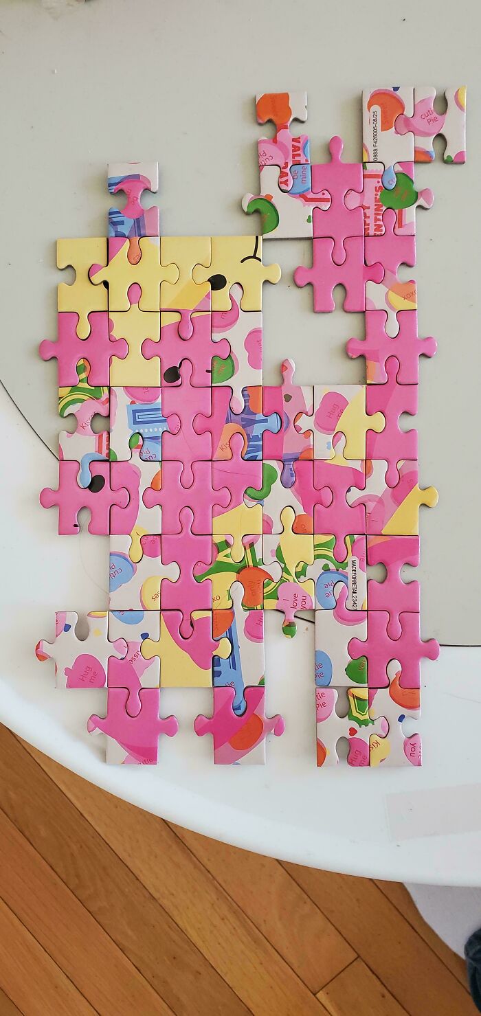 Valentine’s Puzzle Queen Nailing That OCD Dad Style