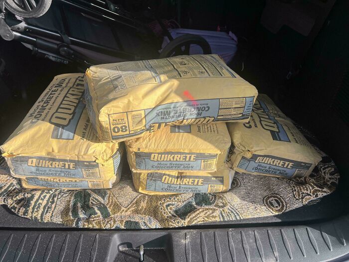 Pregnant Wife + 500lbs of Concrete = Dad Survival Mode