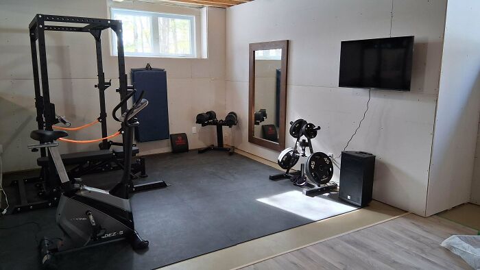 Built a Home Gym—Kids Get In on the Workout Too!
