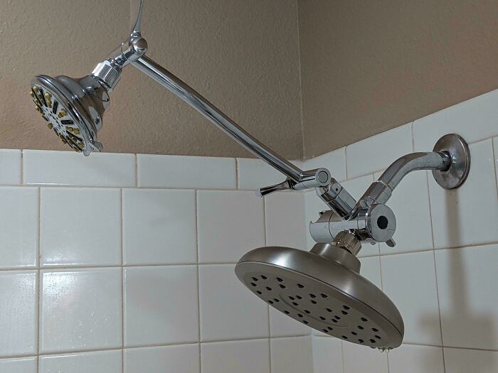Shower Setup for Two Boys Without the Drama