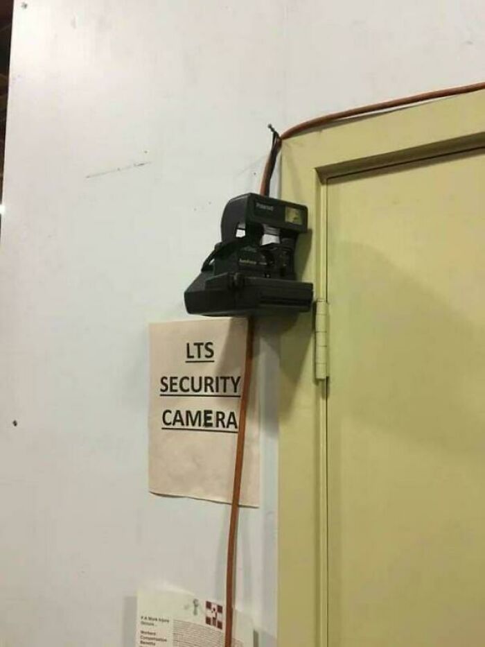 The 'Super High-Tech' Security Camera (Sorta)