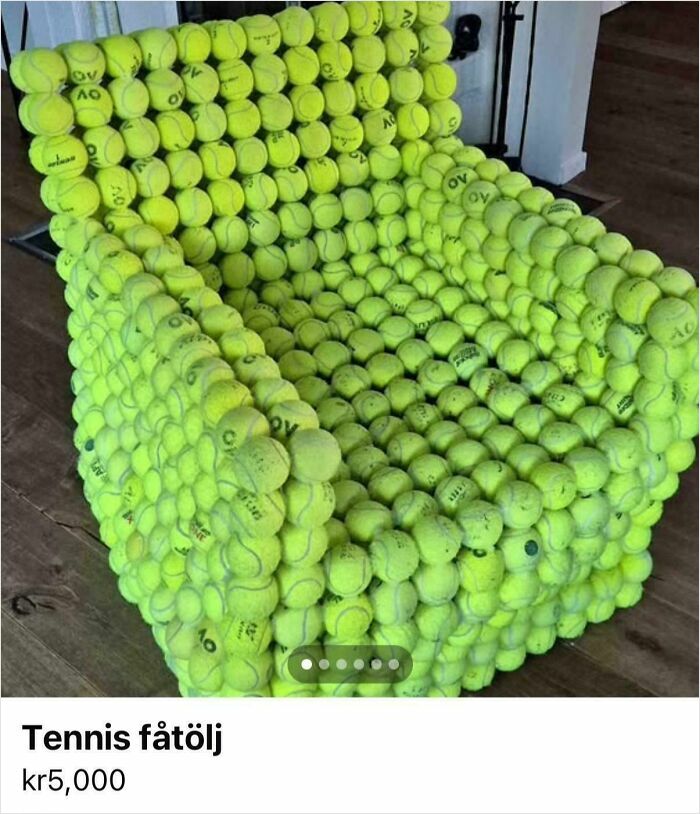 Comfort Upgrade: 1500 Tennis Balls, No Joke
