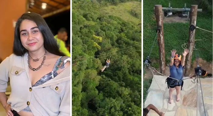 Zip Lining, Then Lightning Striking: The Worst Timing Ever